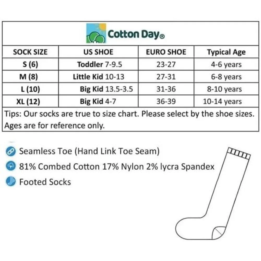 3 Packs‎ Unisex Black Soft Knee High School Uniform Socks for Boys and Girls